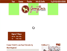 Tablet Screenshot of jennybecs.com